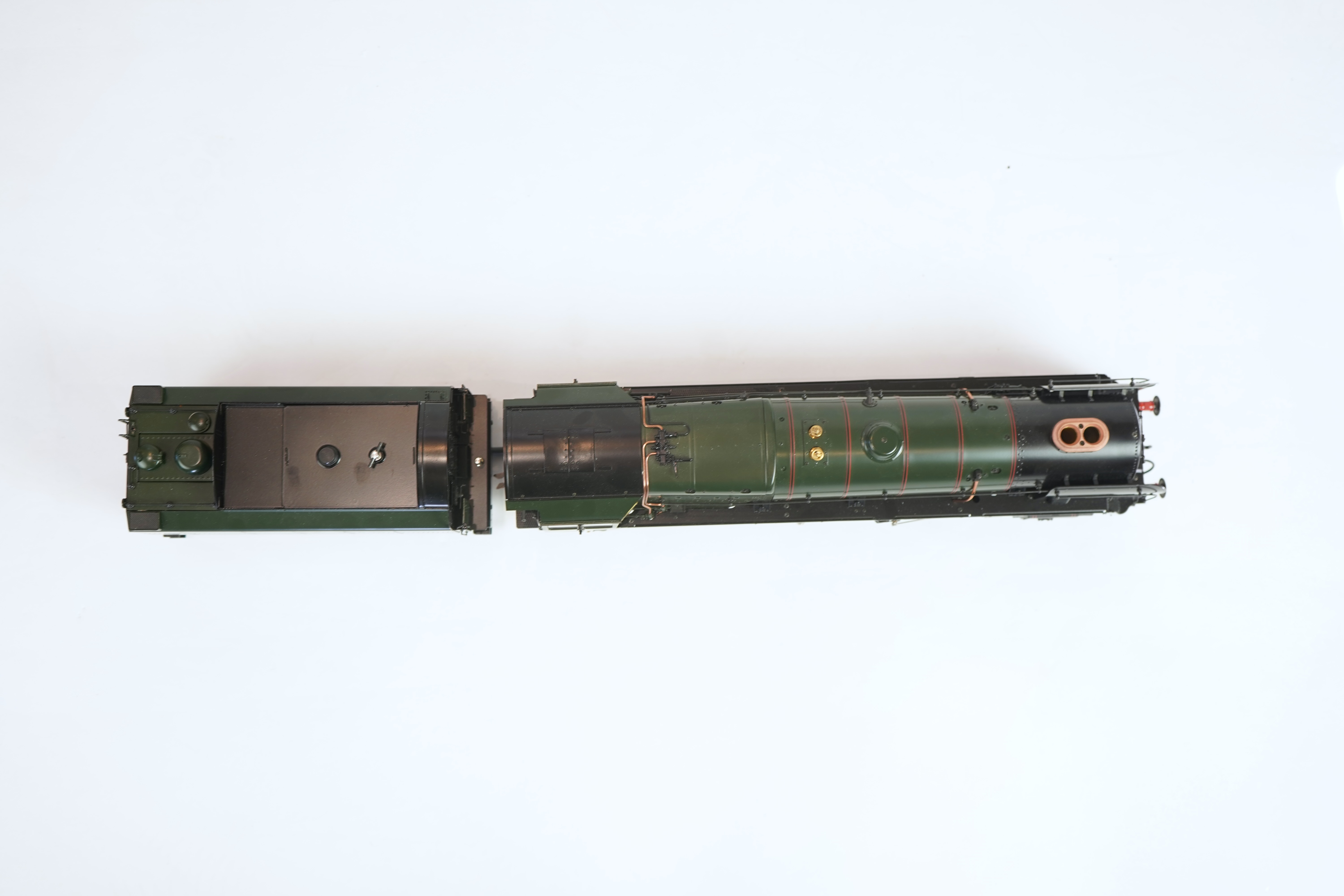 A Gauge One Aster Hobbies live steam BR Class 9F, 2-10-0 tender locomotive, Evening Star 92220, the factory ‘Built Up’ version, spirit fired working two cylinder motion, with assembly instructions, operating instructions